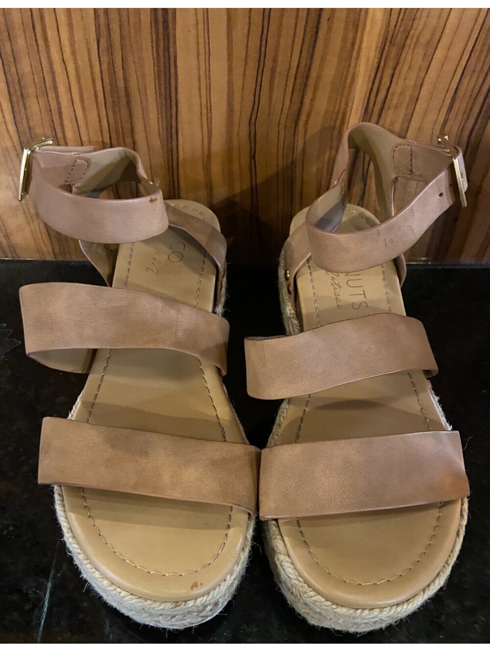 COCONUTS BY MATISSES women sandals ESPADRILLES 7M casual office vacation retro